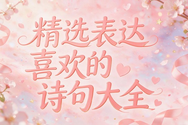 精选表达喜欢的诗句大全