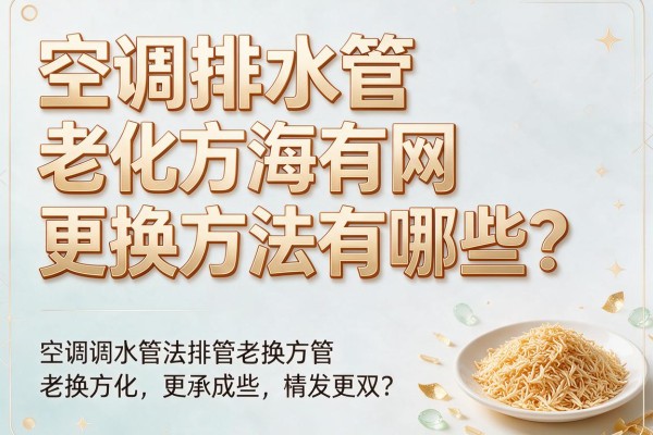 空调排水管老化更换方法有哪些?