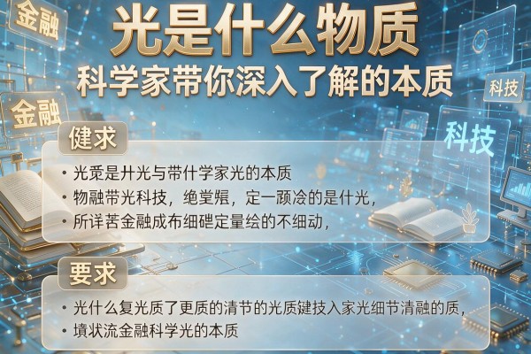 光是什么物质科学家带你深入了解光的本质