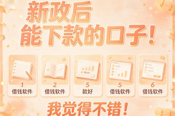 新政后能下款的口子,对比这5款借钱软件我觉得不错!