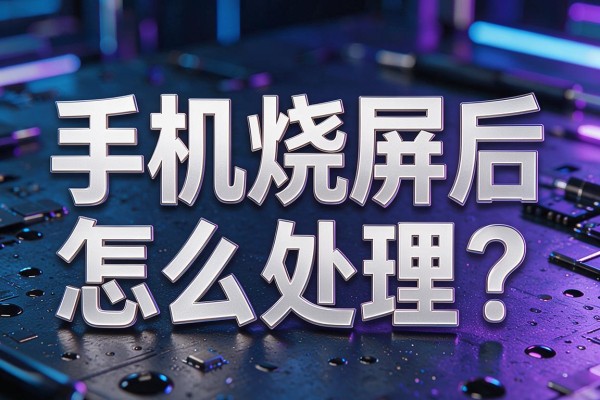 手机烧屏后怎么处理?