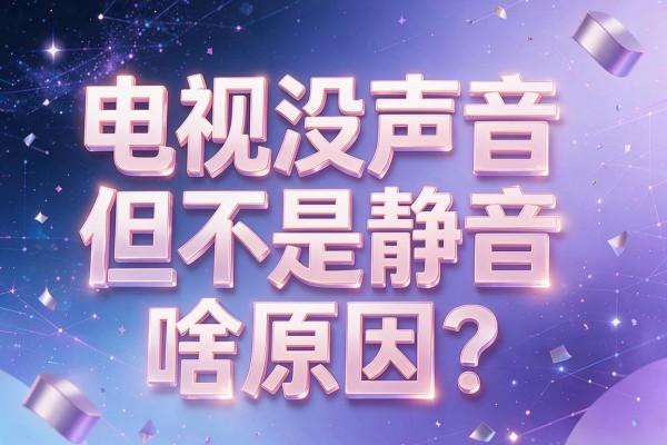 电视没声音但不是静音,啥原因?