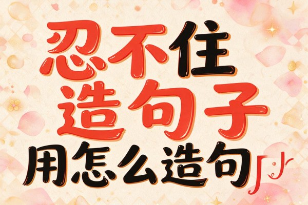 忍不住造句子-用忍不住怎么造句
