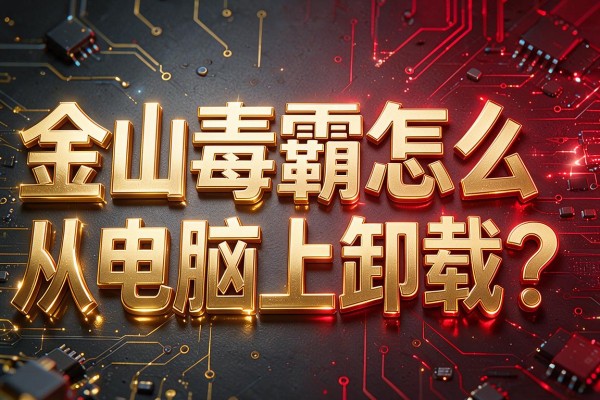 金山毒霸怎么从电脑上卸载?
