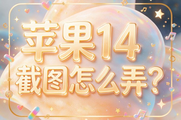苹果14屏幕截图怎么弄？