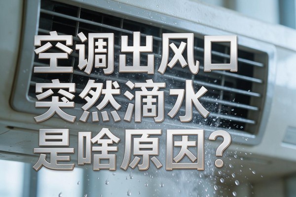 空调出风口突然滴水是啥原因?