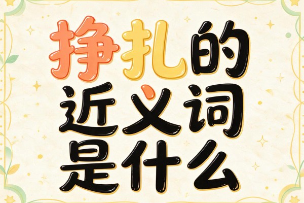 挣扎的近义词是什么,挣扎的近义词有哪些