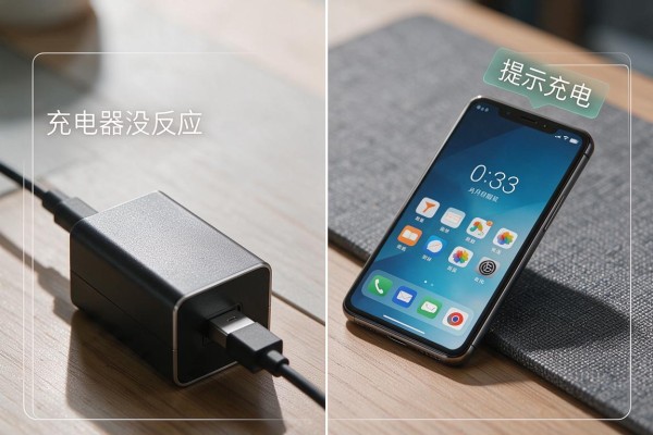 手机插上充电器没反应但显示充电
