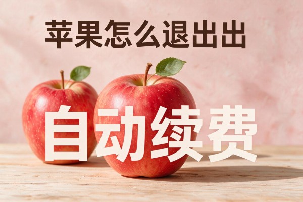 苹果怎么退出自动续费