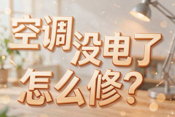 空调没电了怎么修？