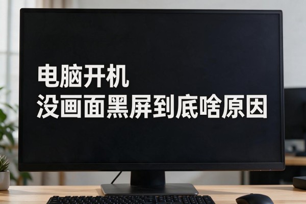 电脑开机没画面黑屏到底啥原因