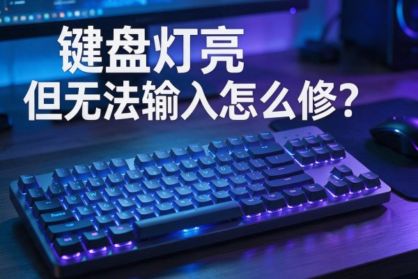 键盘灯亮但无法输入怎么修？