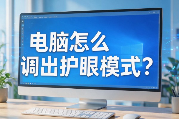 电脑怎么调出护眼模式?