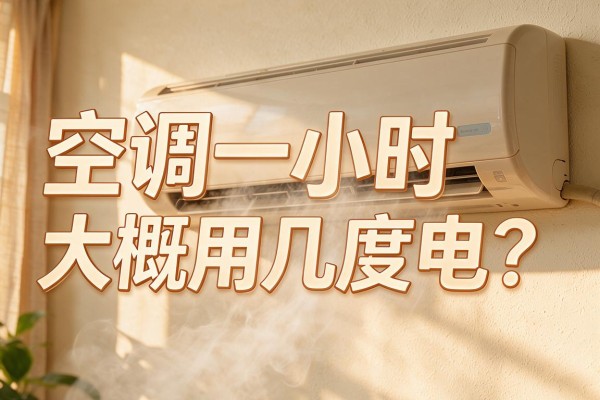 空调一小时大概用几度电？
