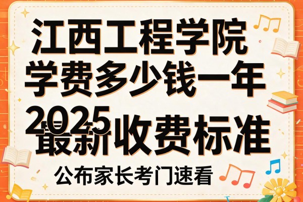 江西工程学院学费多少钱一年2025最新收费标准公布家长考生速看