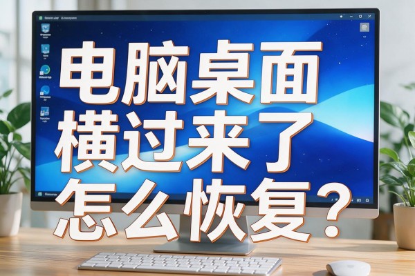 电脑桌面横过来了怎么恢复?