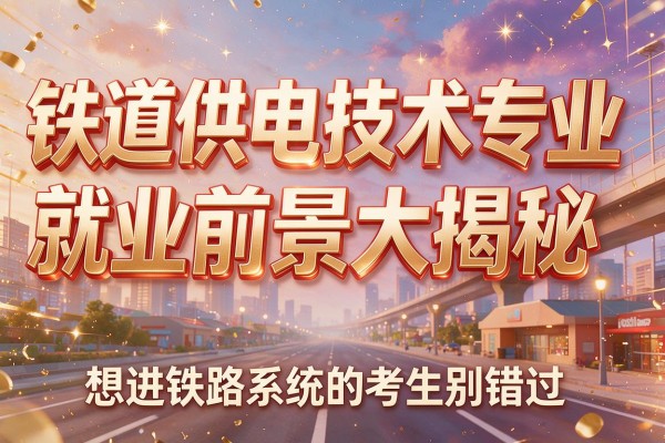 铁道供电技术专业就业前景大揭秘想进铁路系统的考生别错过