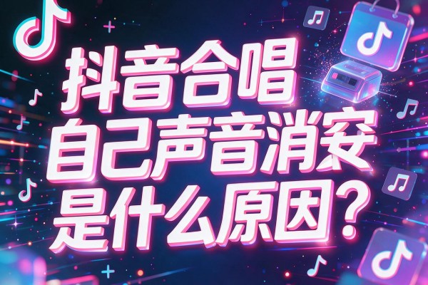 抖音合唱自己声音消失是什么原因?