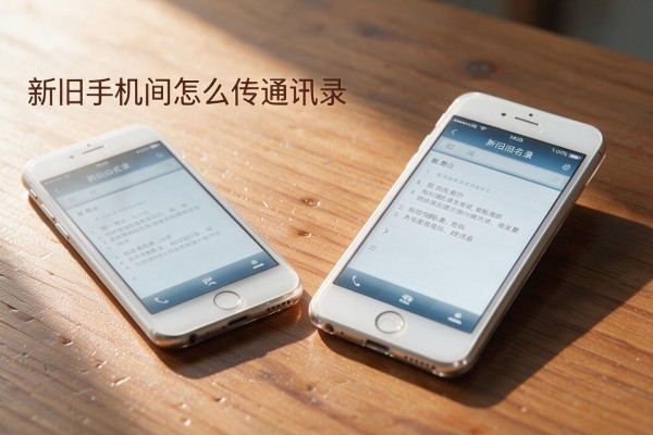 新旧手机之间怎么传通讯录