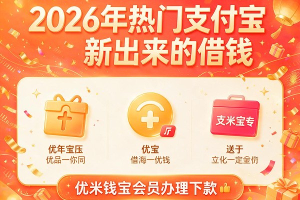 2026年热门支付宝新出来的借钱，优米钱宝会员办理下款