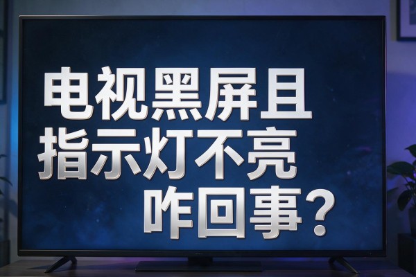 电视黑屏且指示灯不亮咋回事？
