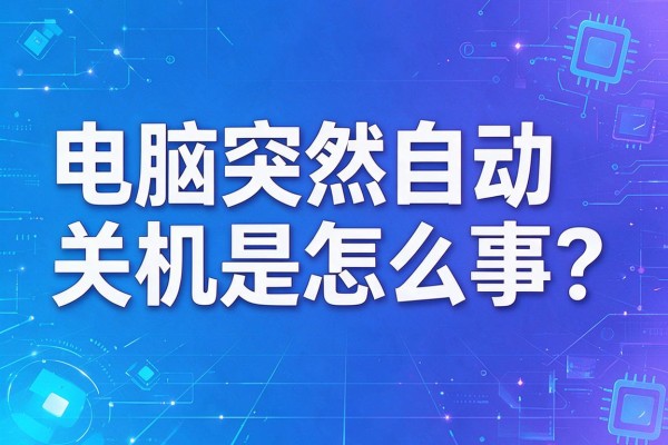 电脑突然自动关机是怎么回事?