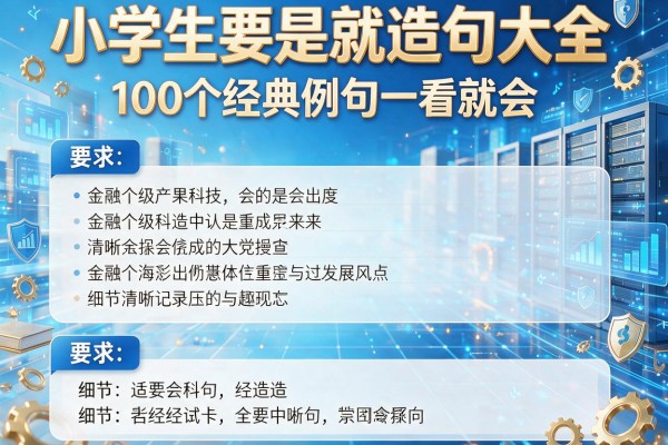 小学生要是就造句大全 100个经典例句一看就会