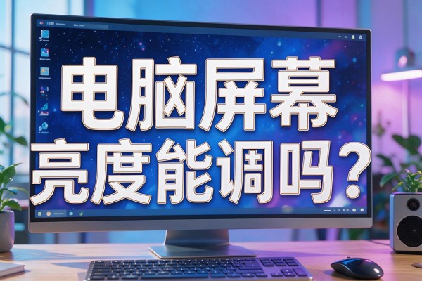 电脑屏幕亮度能调吗?