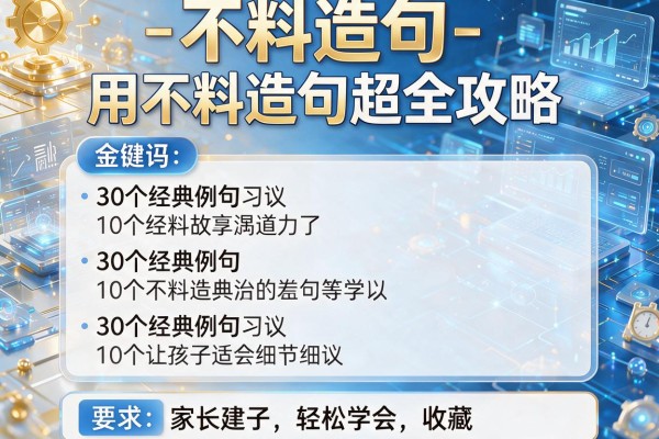 不料造句-用不料造句超全攻略,30个经典例句让孩子轻松学会,家长建议收藏