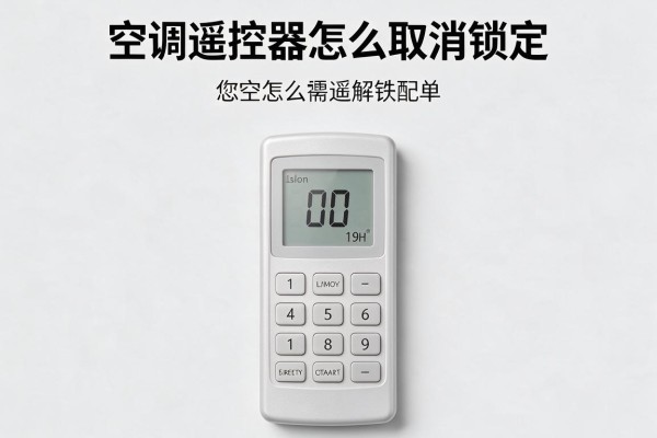 空调遥控器怎么取消锁定