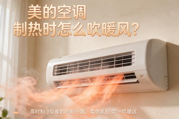 美的空调制热时怎么吹暖风?