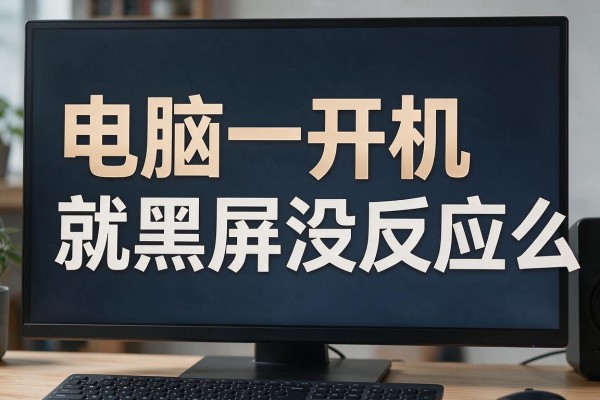 电脑一开机就黑屏没反应怎么办