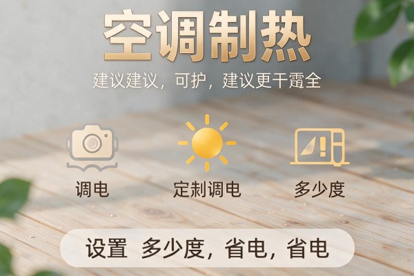 空调制热建议设置多少度省电