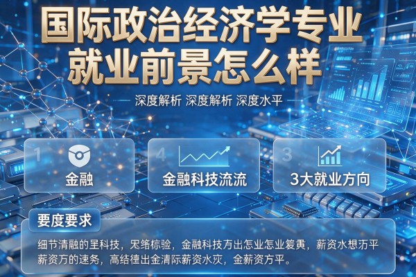 国际政治经济学专业就业前景怎么样3大就业方向与薪资水平深度解析