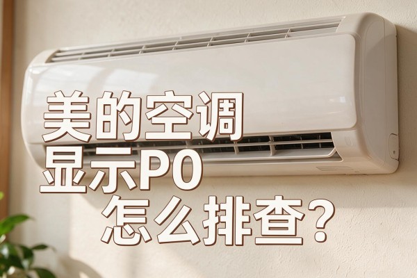 美的空调显示P0怎么排查？