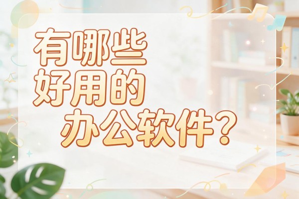 有哪些好用的办公软件?
