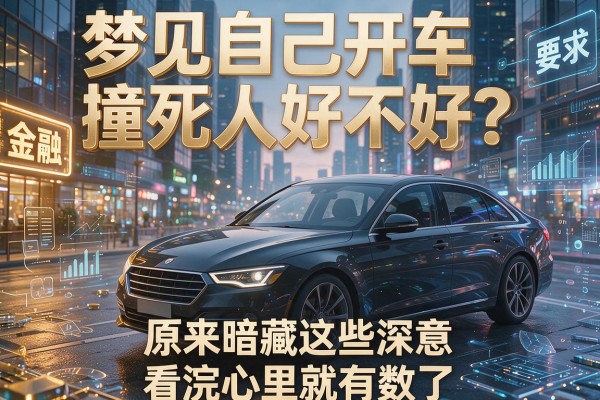 梦见自己开车撞死人好不好?原来暗藏这些深意,看完心里就有数了