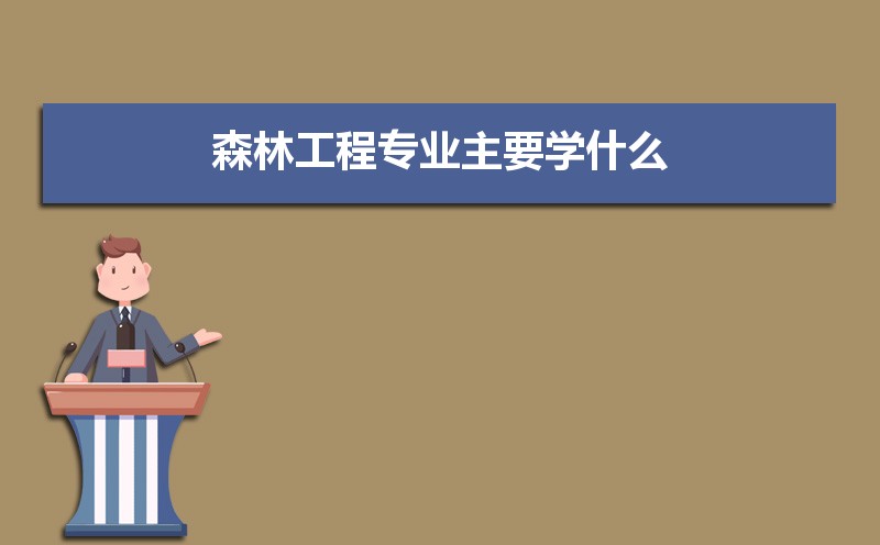 森林工程专业毕业后干什么工作(未来就业前景分析) 森林工程专业毕业后干什么工作(未来就业前景分析)