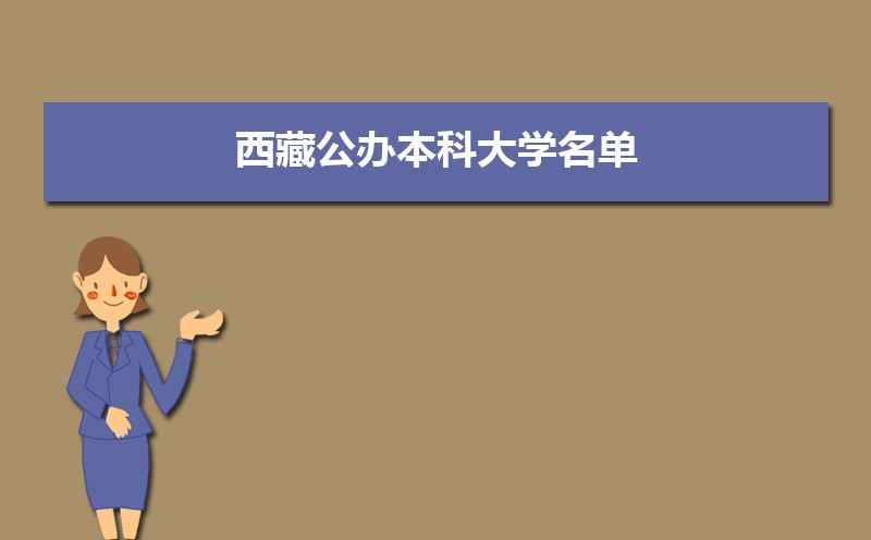 2025年西藏公办所有大学排行榜最新数据 2025年西藏公办所有大学排行榜最新数据